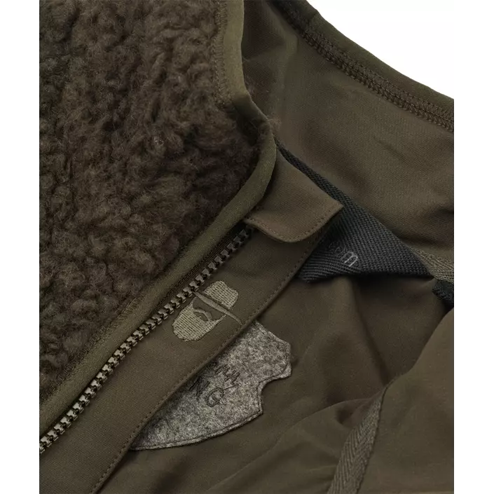 Northern Hunting Halfdan fibre pile jacket, Dark Green, large image number 6