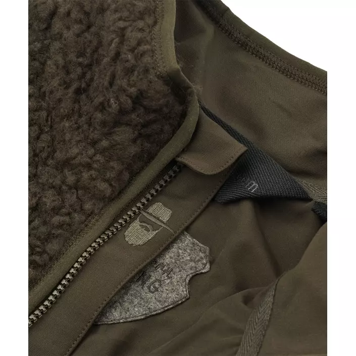 Northern Hunting Halfdan fibre pile jacket, Dark Green, large image number 6