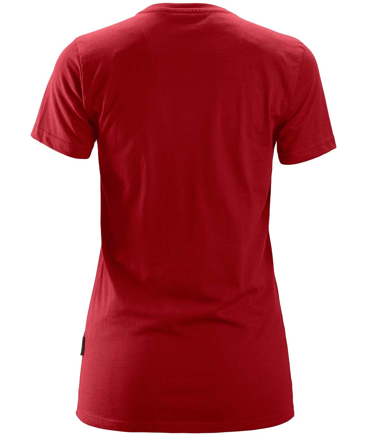 Snickers women's T-shirt 2516, Chili Red