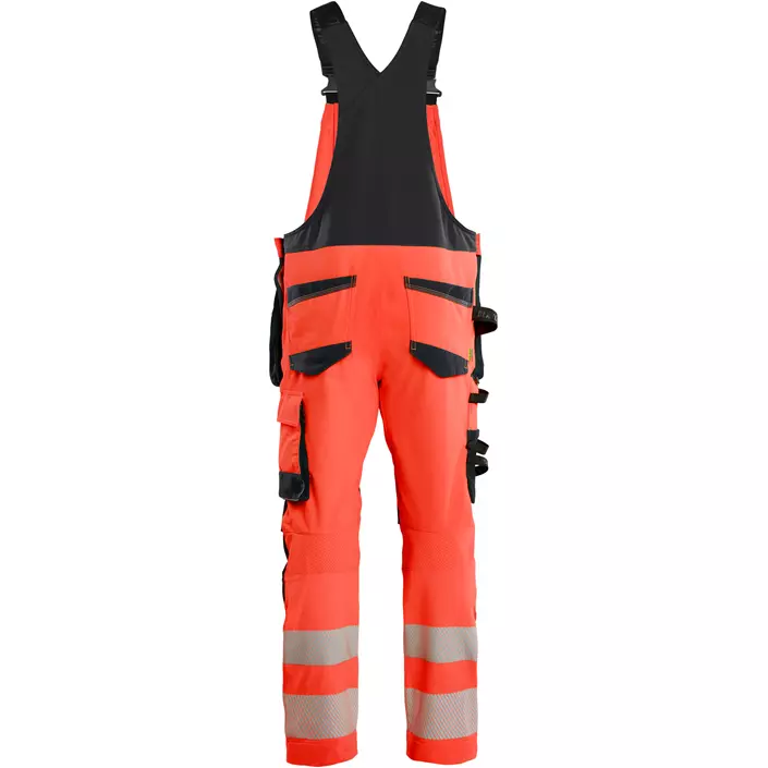 Blåkläder Handwerkerlatzhose full stretch, Hi-Vis rot/schwarz, large image number 1