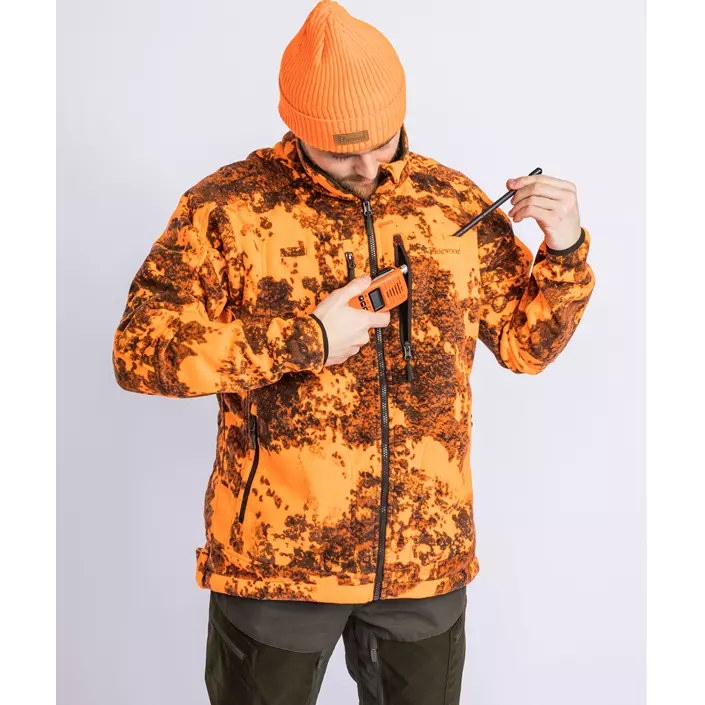 Pinewood Furudal Reversible Camou fleecejakke, Hunting Brown/Strata Blaze, large image number 9