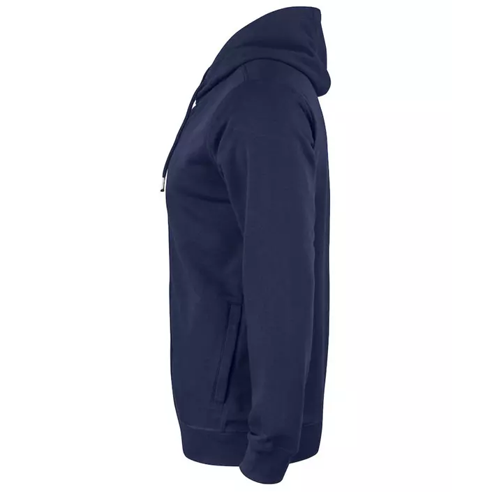 Clique Premium OC hoodie med blixtlås, Mörk Marinblå, large image number 3
