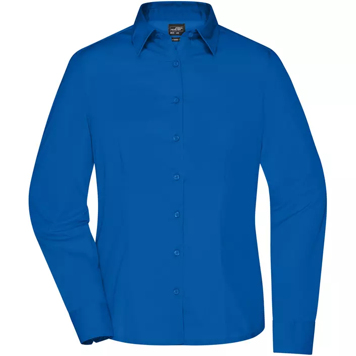 James & Nicholson modern fit women's shirt, Royal Blue, large image number 0