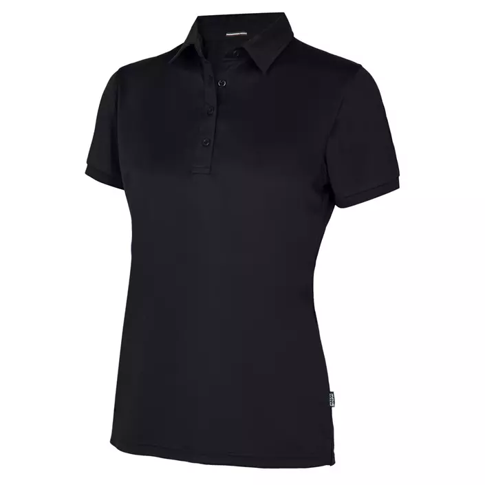 Pitch Stone Recycle dame polo T-shirt, Black, large image number 0