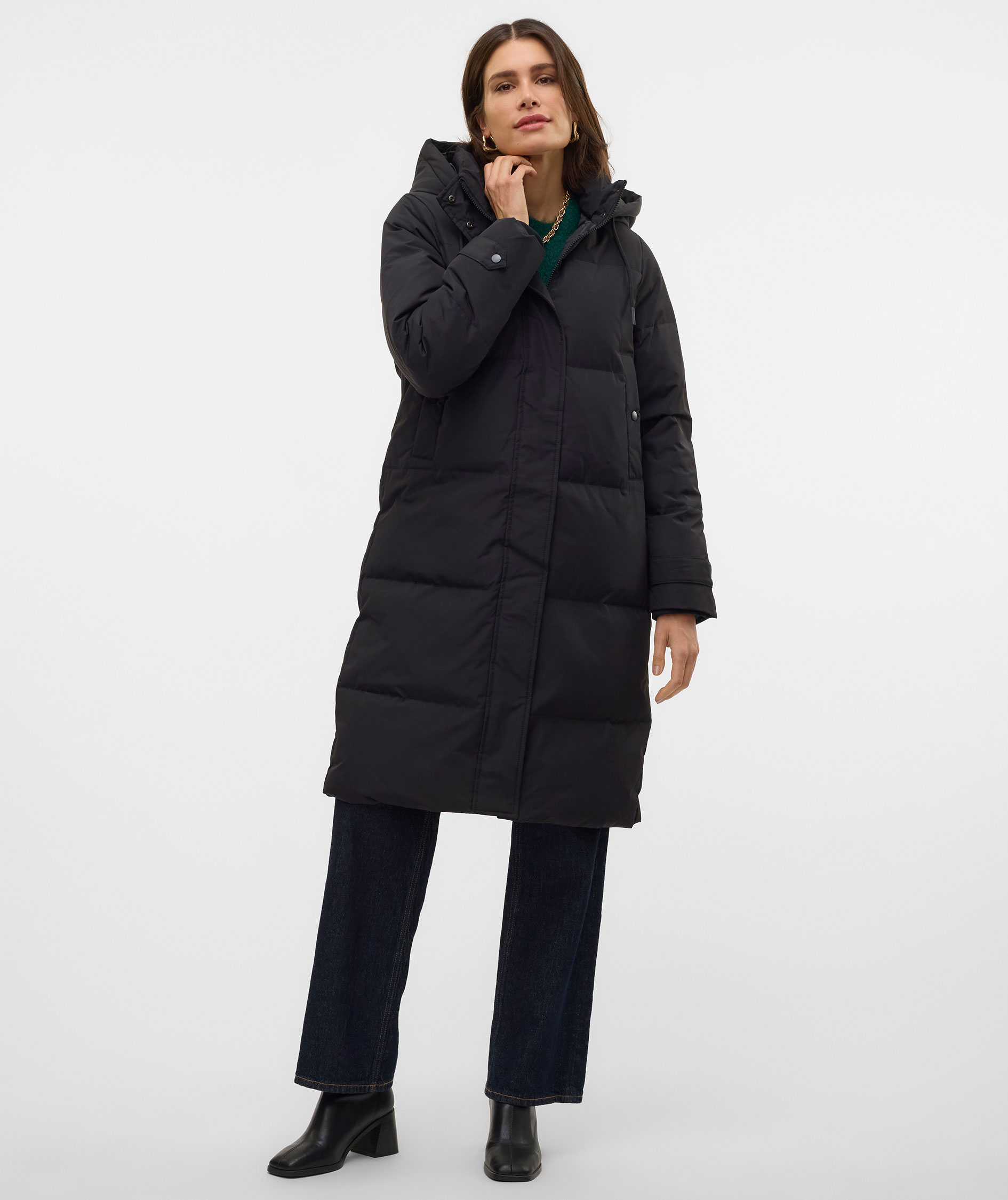 Vero Moda VMLEONIEANNE lang dame dunjakke