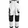 Snickers AllroundWork arbejdsbukser 6351, White/black, White/black, swatch