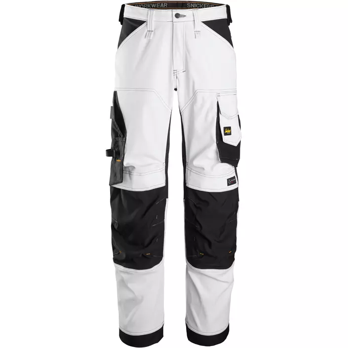 Snickers AllroundWork Arbeitshose 6351, White/black, White/black, large image number 0