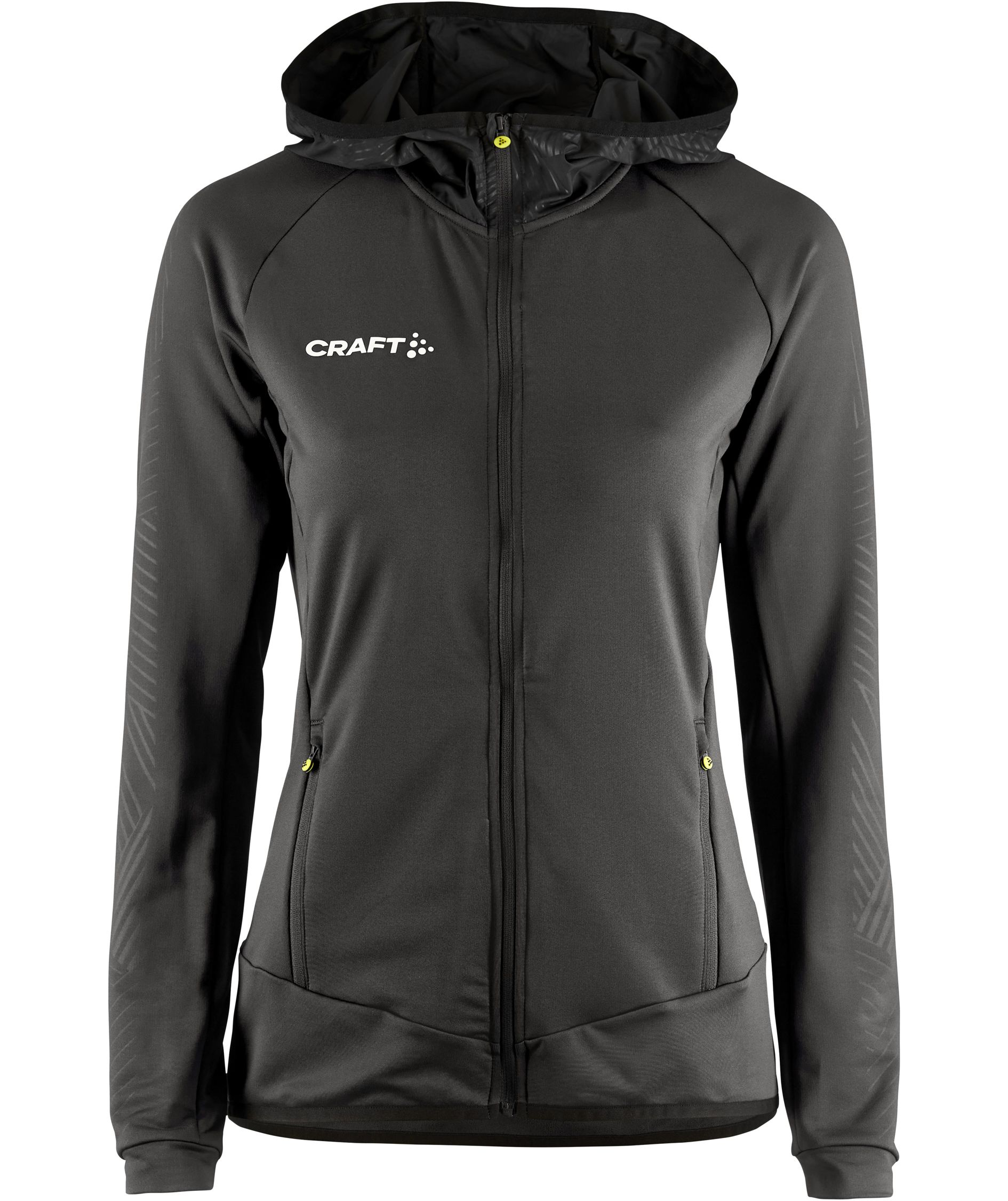 Craft Extend dame h&aelig;ttetr&oslash;je med lynl&aring;s, Asphalt, Asphalt, swatch