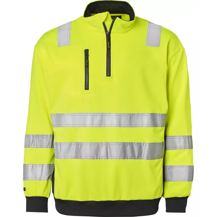 Top Swede sweatshirt 136, Hi-Vis Yellow/Navy, large image number 0