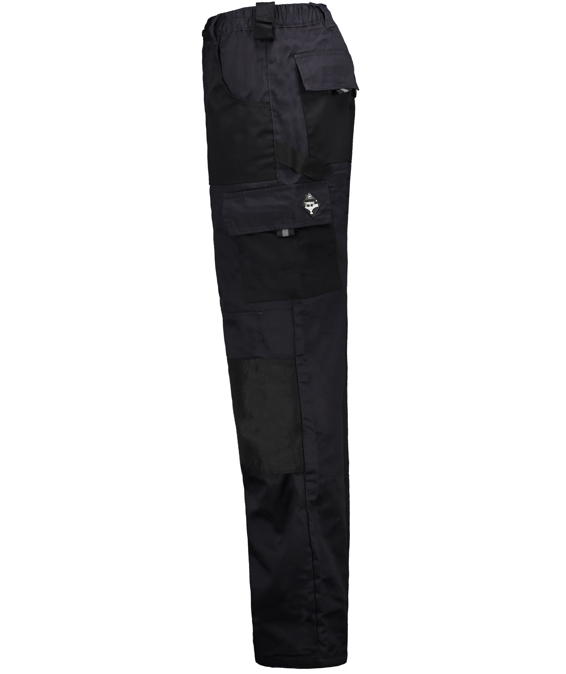 Terrax work trousers, Dark Grey/Black, large image number 4