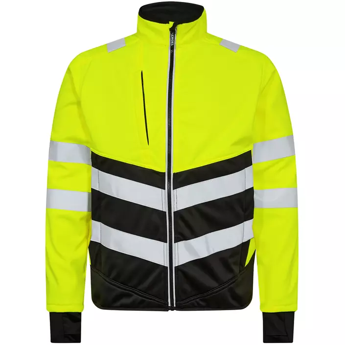 Engel Safety softshell jacket, Hi-vis Yellow/Black, large image number 0
