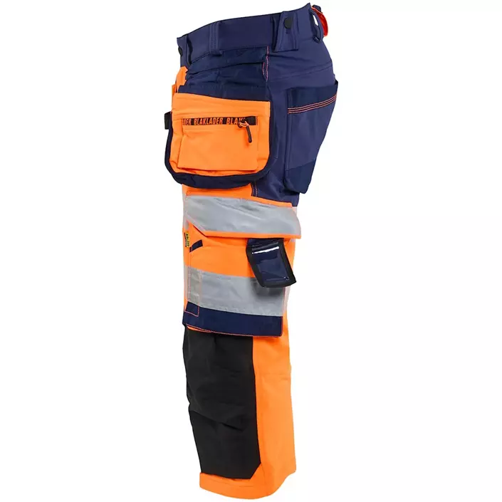 Blåkläder 3/4-Handwerkerhose full stretch, Hi-Vis Orange/Schwarz, large image number 3