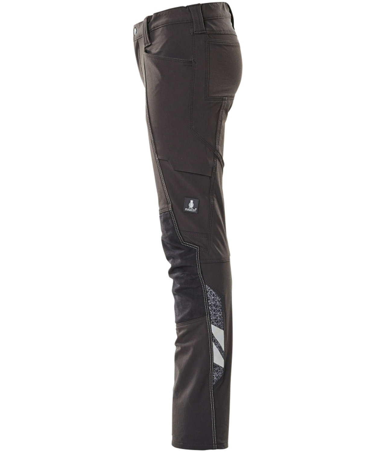 Mascot Accelerate arbejdsbukser til b&oslash;rn full stretch, Sort, large image number 3