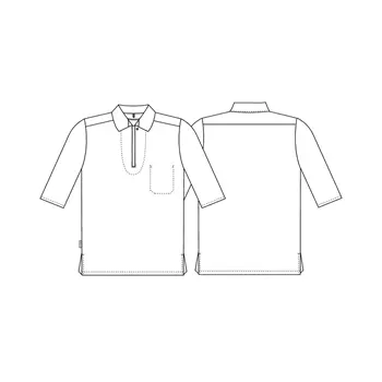 Kentaur short-sleeved HACCP-approved  smock, White