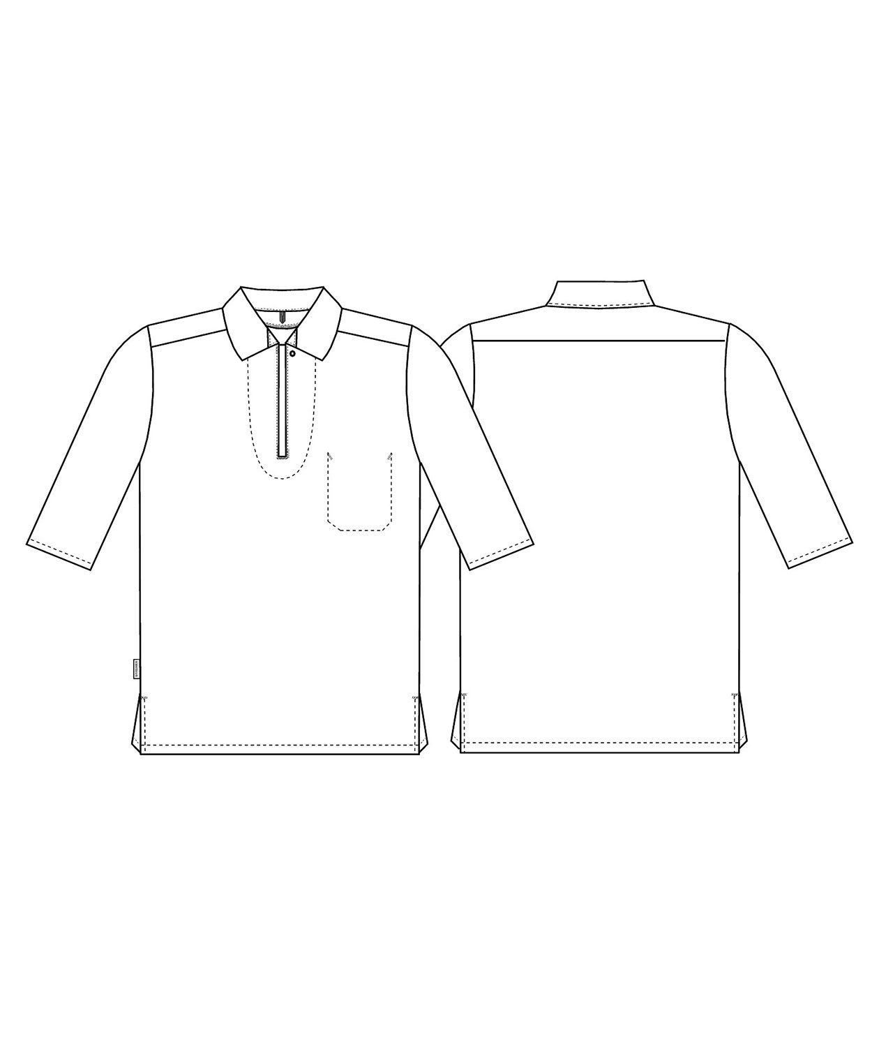 Kentaur kort&auml;rmad HACCP-godk&auml;nd bussarong, Vit, large image number 1