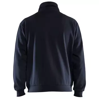 Blåkläder sweatshirt half zip, Dark Marine Blue