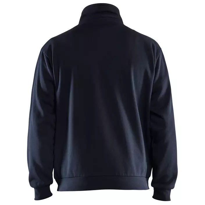 Blåkläder sweatshirt half zip, Dark Marine Blue, large image number 1