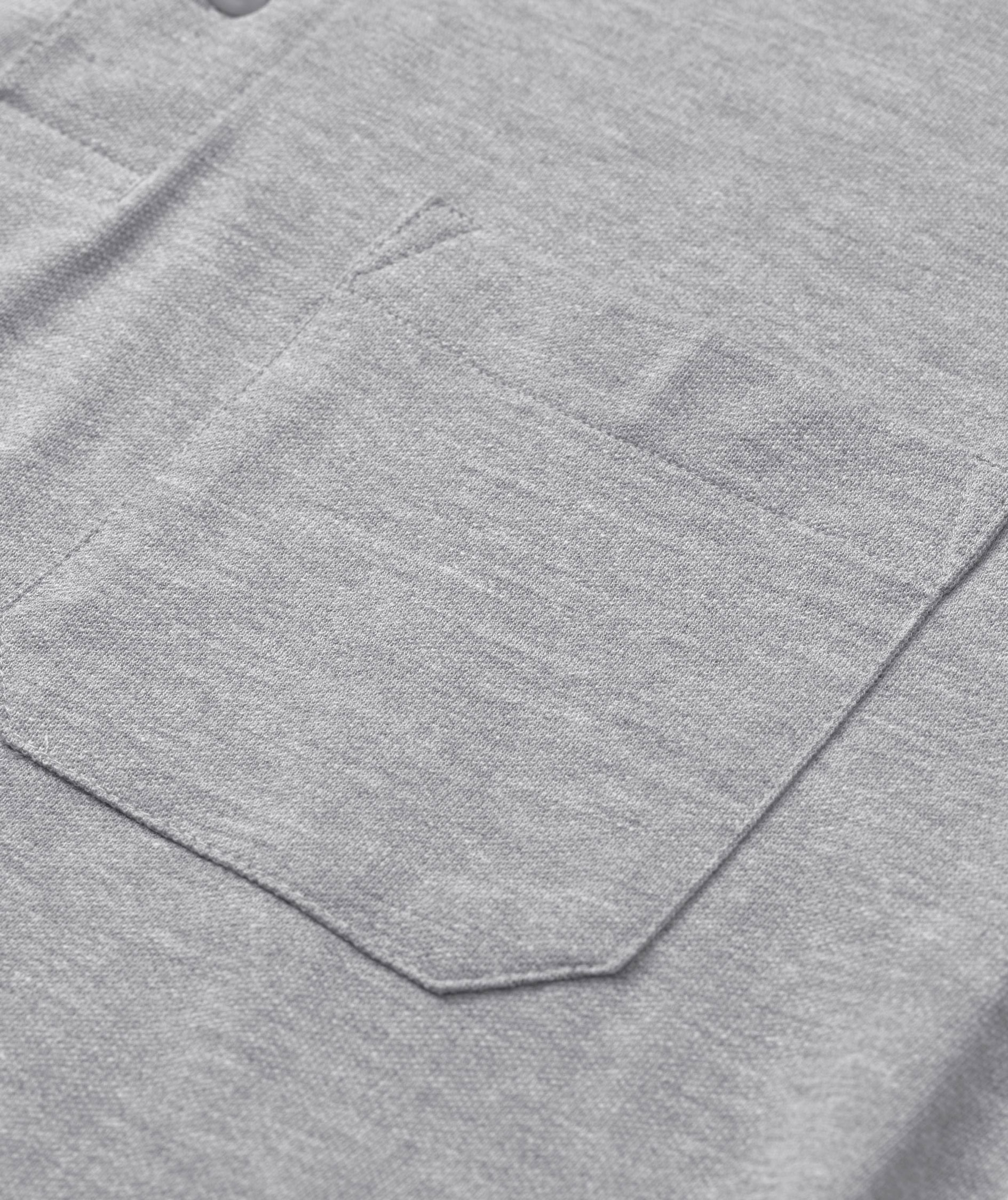 ID PRO Wear long-sleeved Polo shirt, Grey Melange, large image number 3