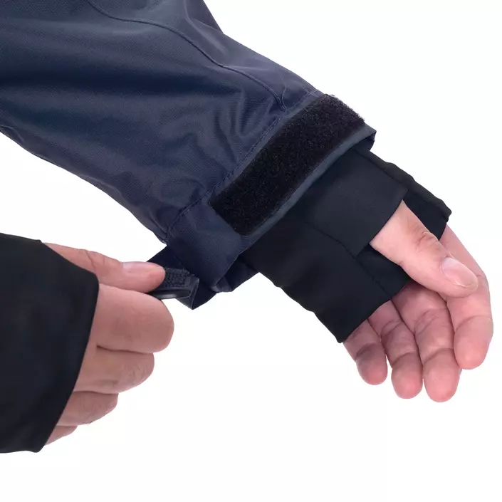 Pitch Stone Active-Pro Zip-in regnjakke, Navy, large image number 10