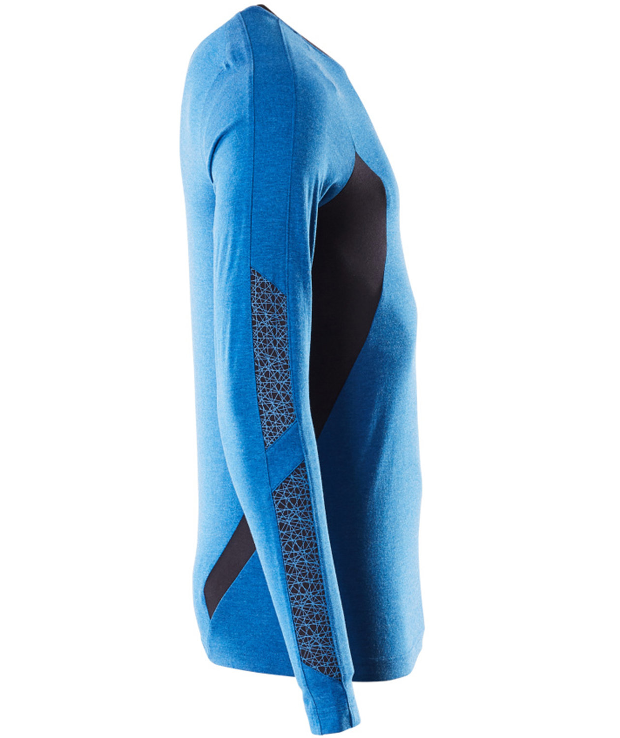 Mascot Accelerate long-sleeved T-shirt, Azure Blue/Dark Navy, large image number 2