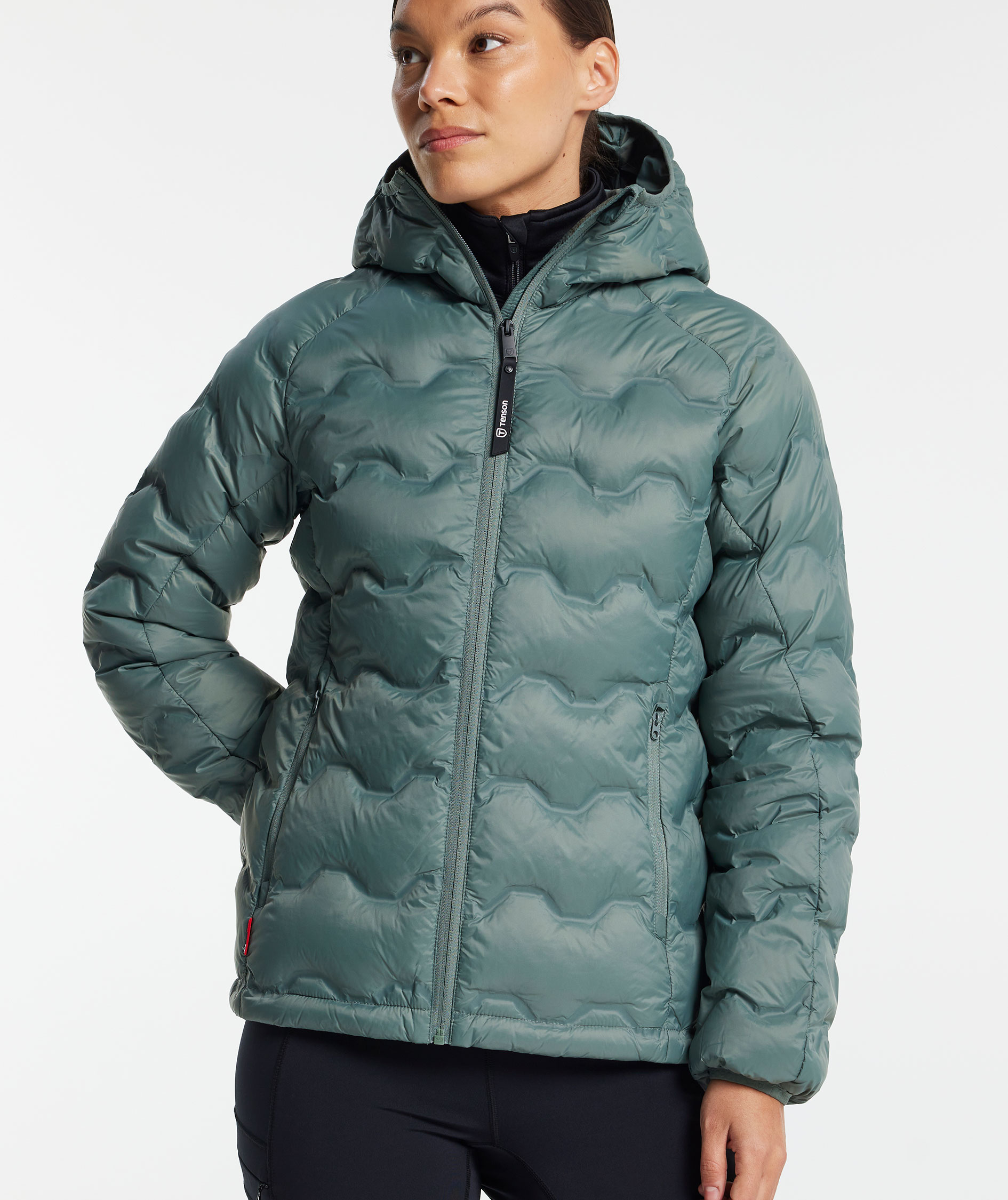 Tenson TXlite Shibui women's down jacket, Grey Green, large image number 8
