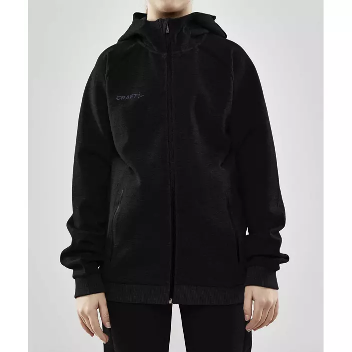 Craft Core Soul Full Zip hoodie for kids, Black, large image number 1