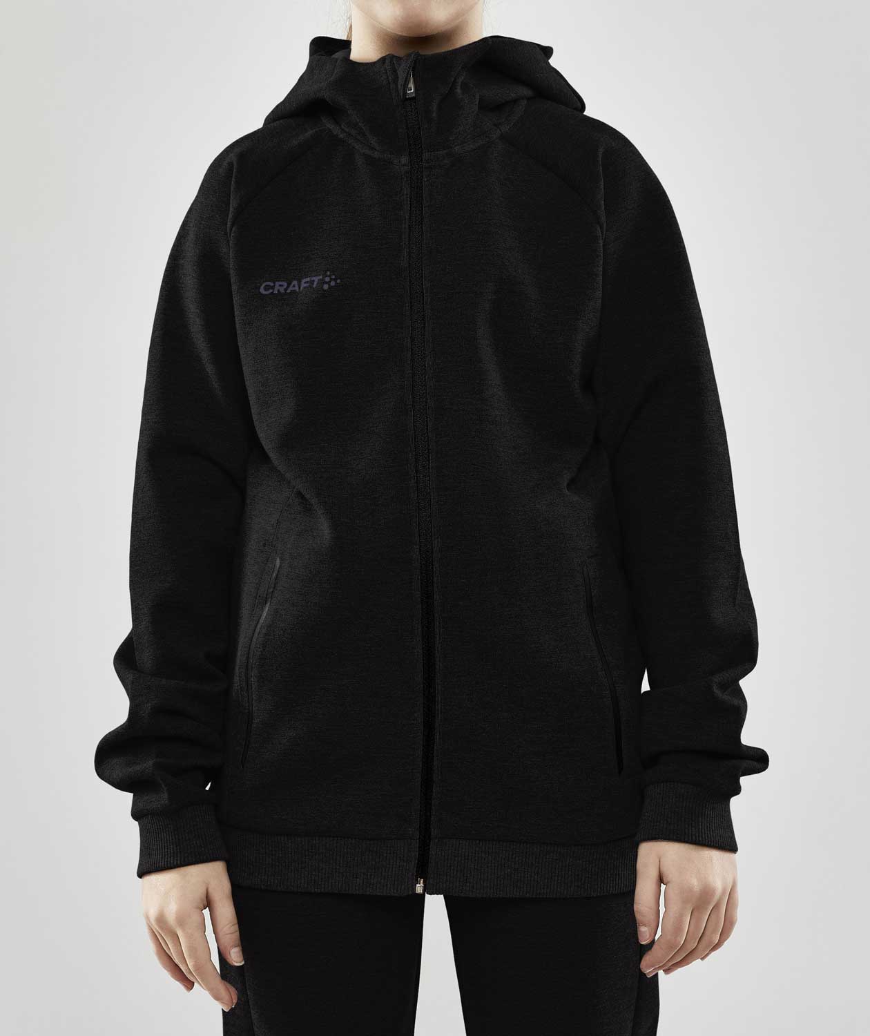 Craft Core Soul Full Zip Hoodie f&uuml;r Kinder, Schwarz, large image number 1