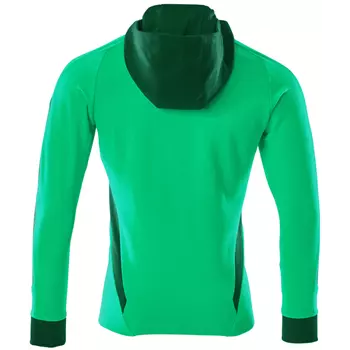 Mascot Accelerate hoodie with full zipper, Grass green/green