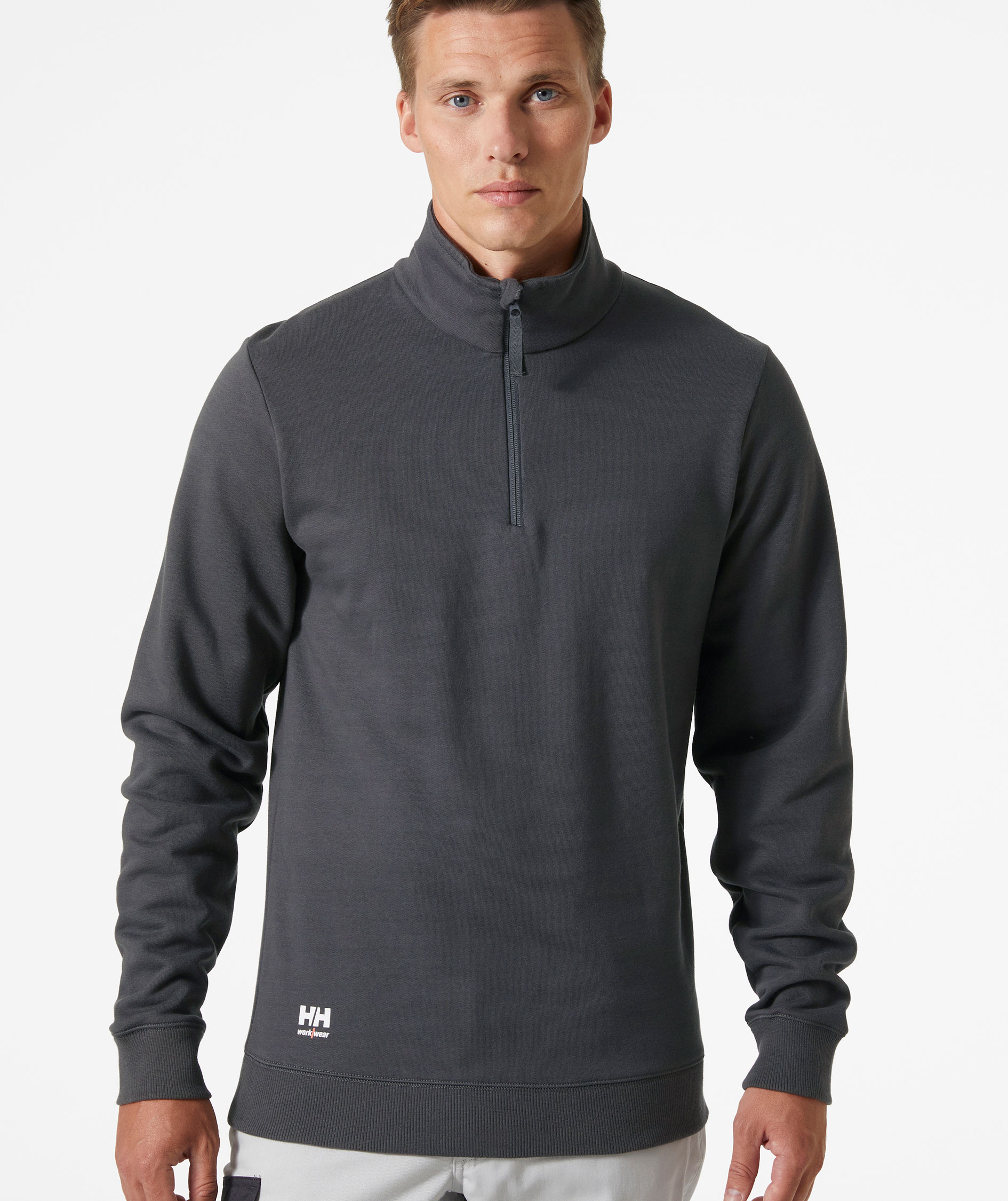 Helly Hansen Classic half zip sweatshirt, Dark Grey