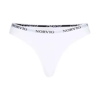 NORVIG 3er-Pack Damen G-String, Weiß