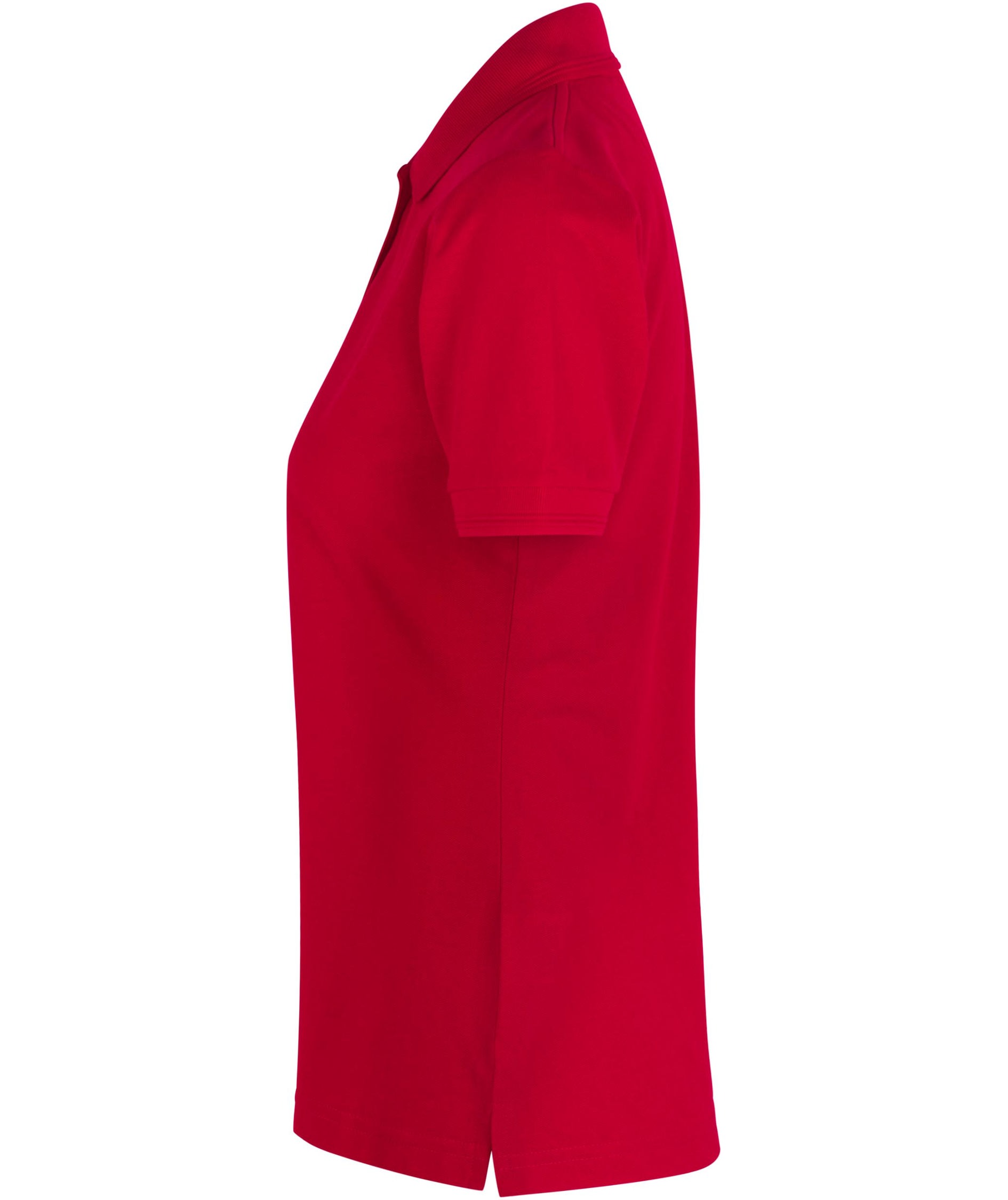 ID Klassisk dame Polo T-shirt, R&oslash;d, large image number 2