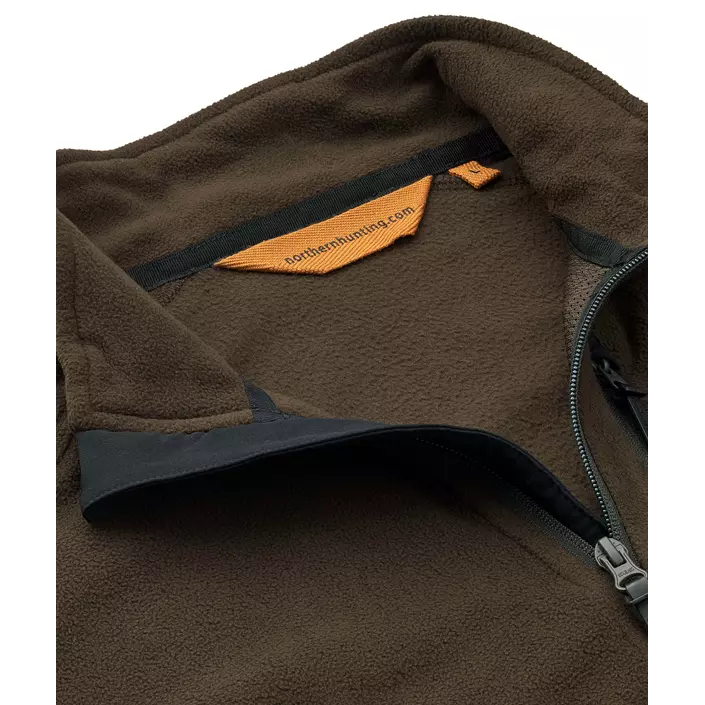 Northern Hunting Kettil 1000 fleece sweater, Dark Green/Grey, large image number 7