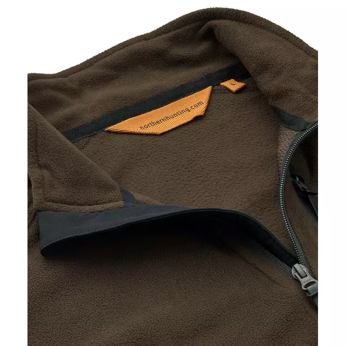 Northern Hunting Kettil 1000 fleece sweater, Dark Green/Grey, large image number 7