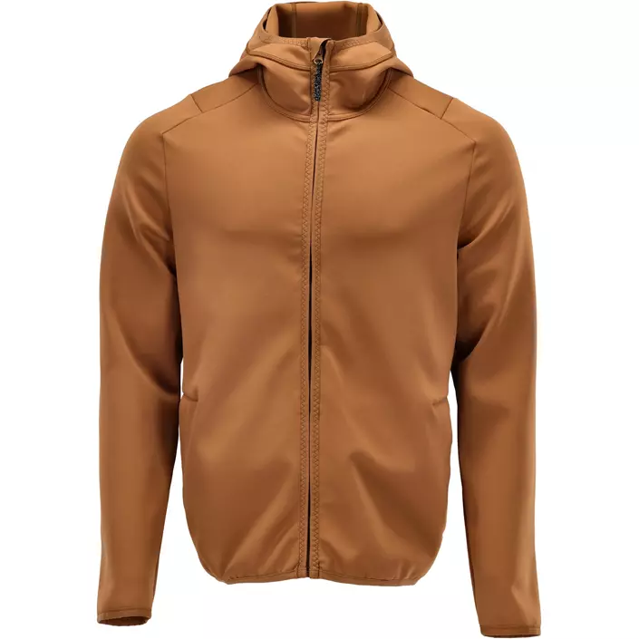 Mascot Customized fleecejacka, Nötbrun, large image number 0