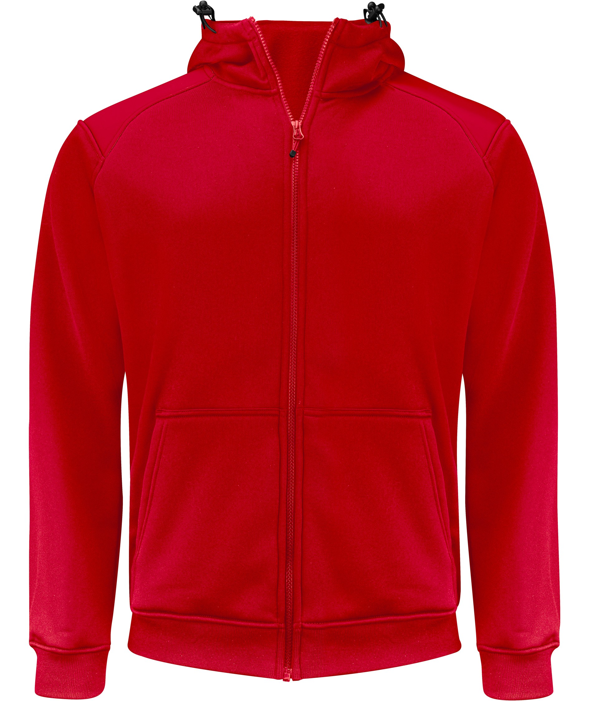 ProJob hoodie med dragkedja 2133, Red