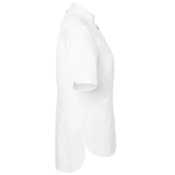 Segers 1024 slim fit short-sleeved women's chefs shirt, White