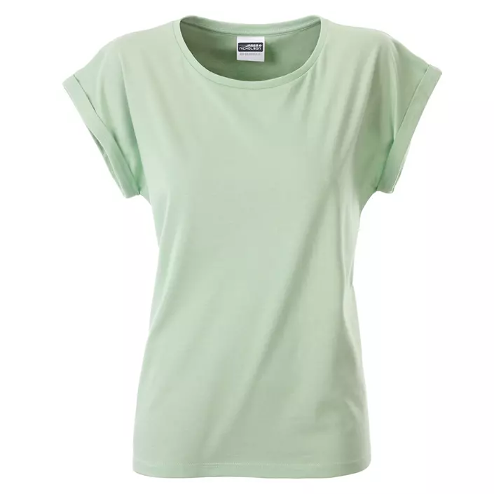 James & Nicholson Basic dame T-shirt, Soft-Green, large image number 0