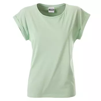 James & Nicholson Basic dame T-skjorte, Soft-Green