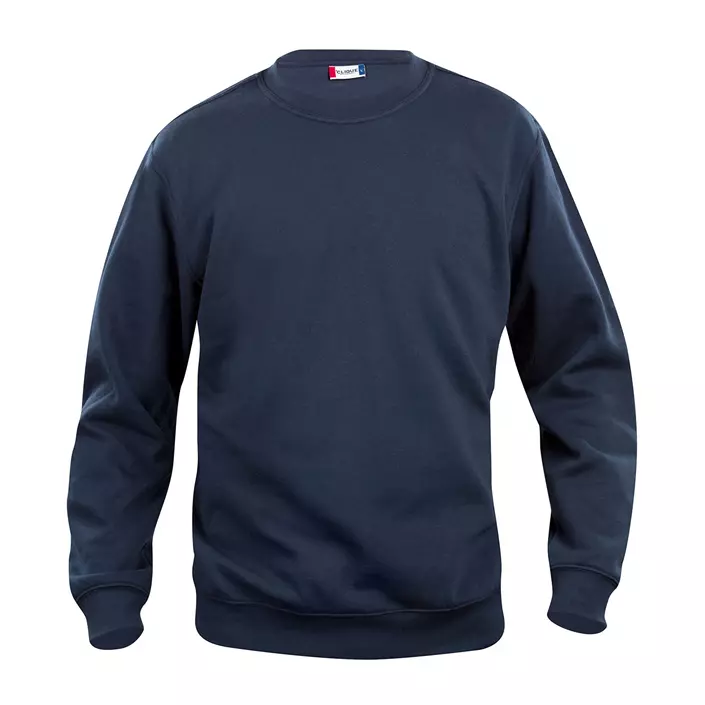 Clique Basic Roundneck sweatshirt till barn, Mörk marinblå, large image number 0