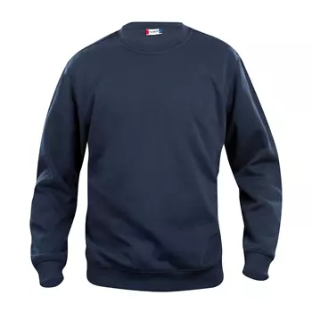 Clique Basic Roundneck genser for barn, Mørkeblå