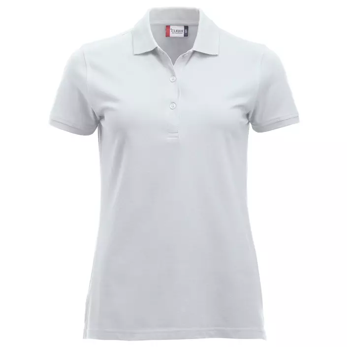 Clique Classic Marion dame polo t-shirt, Hvid, large image number 0
