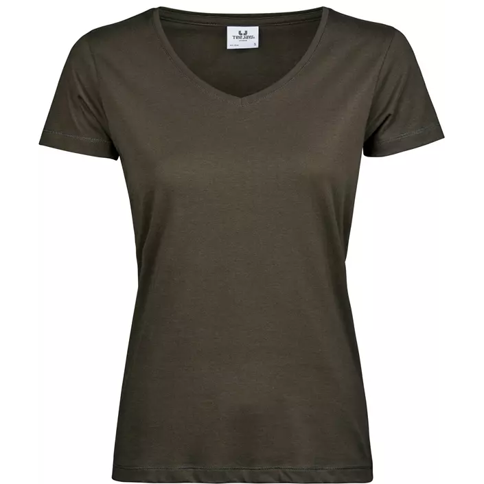 Tee Jays Luxury Damen  T-Shirt, Dunkle Oliven, large image number 0