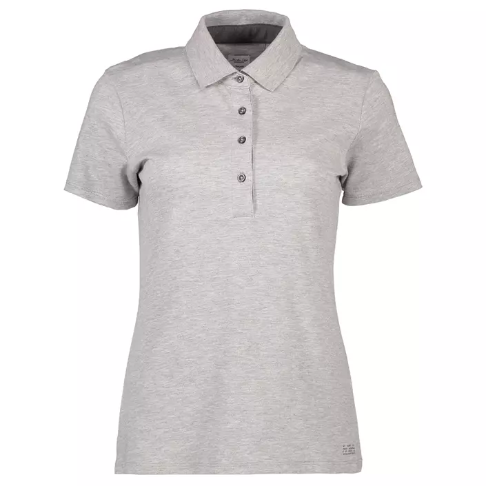 Seven Seas dame Polo T-skjorte, Light Grey Melange, large image number 0