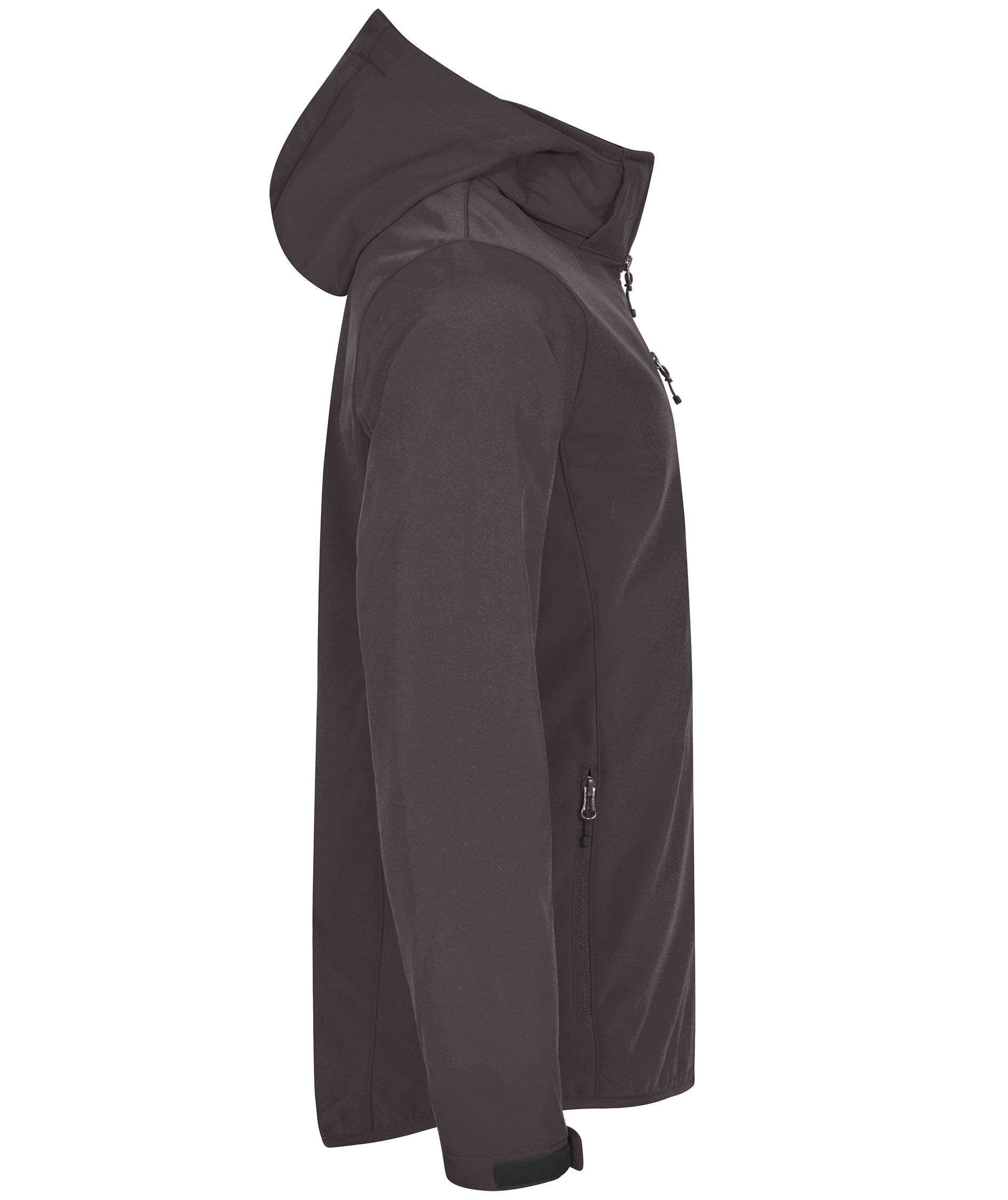 Clique Classic softshelljakke, M&oslash;rkegr&aring;, large image number 2