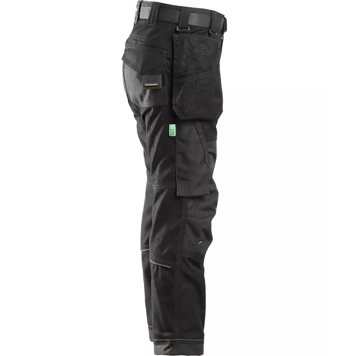 Snickers FlexiWork Junior trousers 7505, Black, large image number 3