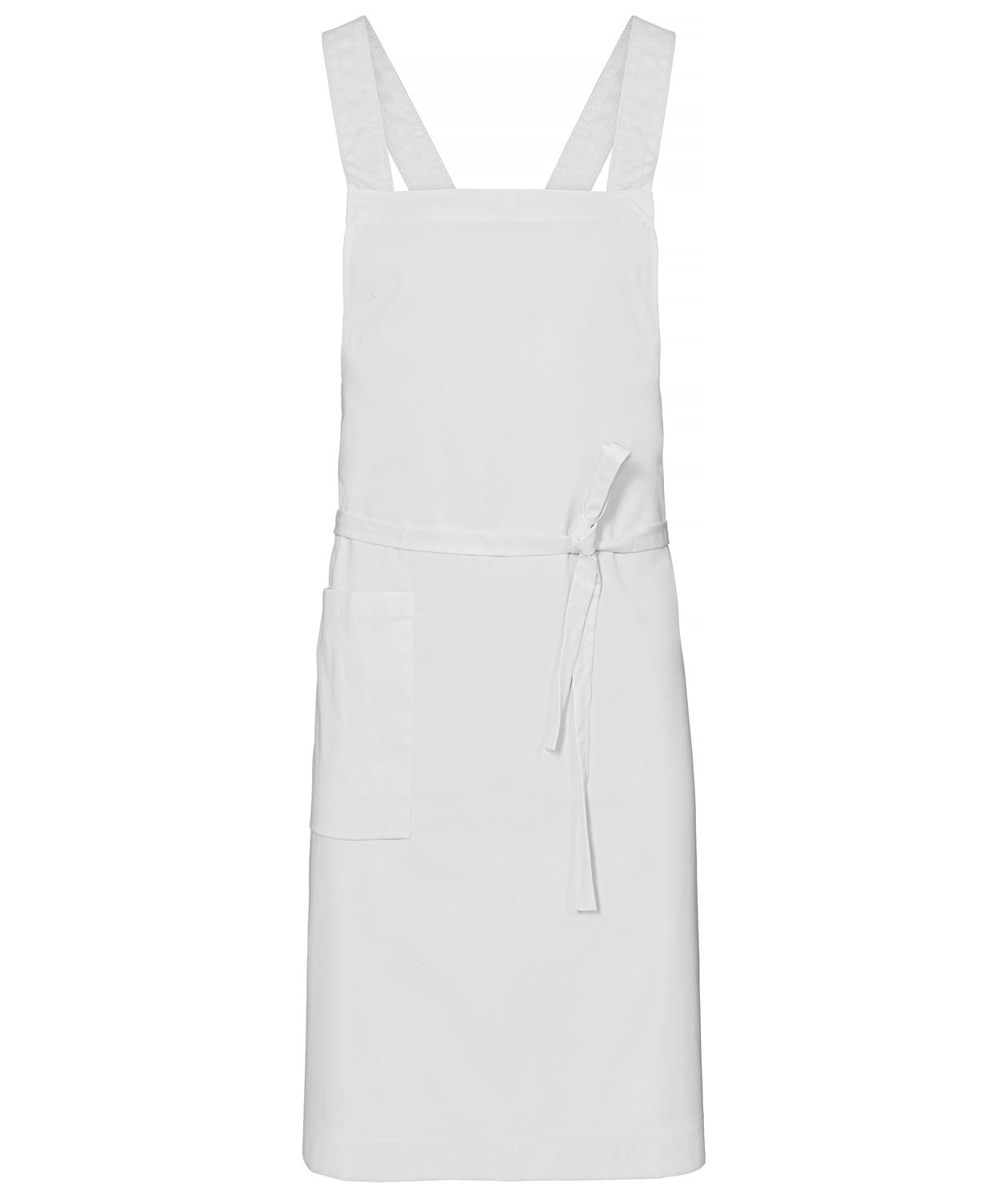 Segers 4577 bib apron, White