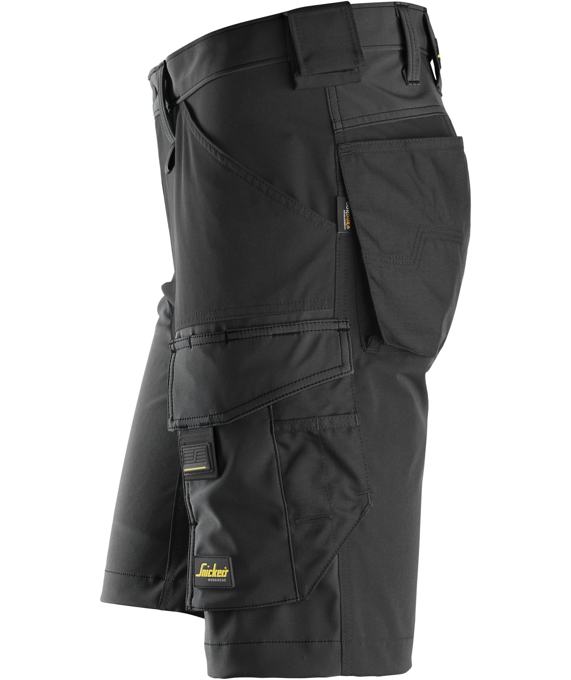Snickers AllroundWork work shorts 6173, Black/Black, large image number 3