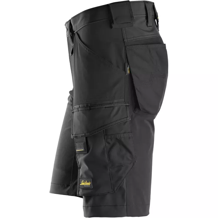 Snickers AllroundWork arbejdsshorts 6173, Black/Black, large image number 3