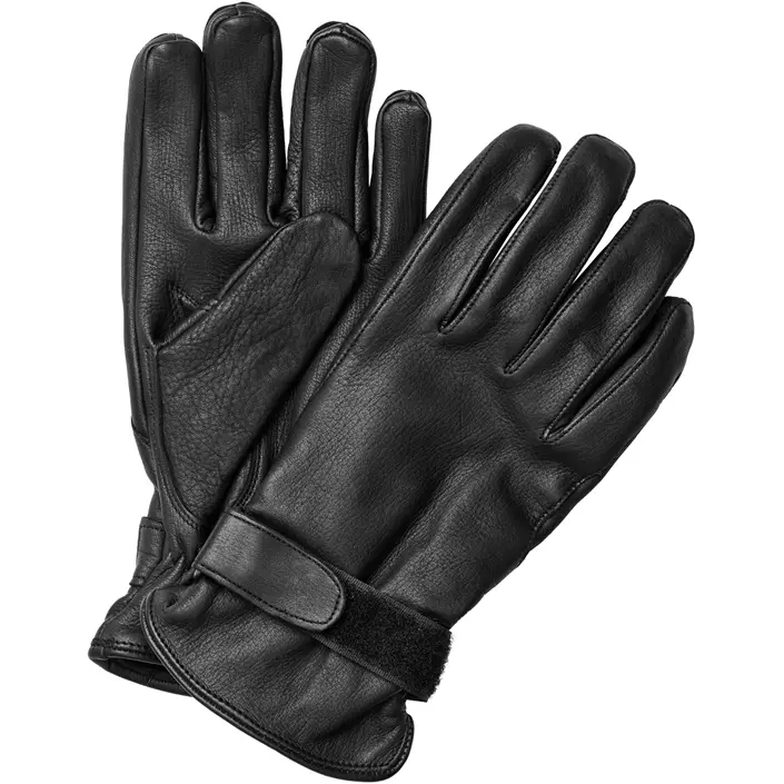 ID buckskin gloves, Black, large image number 0