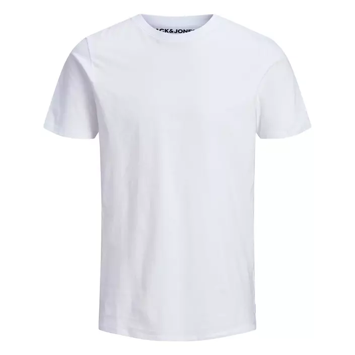 Jack & Jones JJEORGANIC 3-pak T-shirt, Hvid/Sort, large image number 1